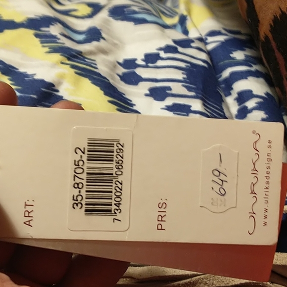 Ulrika Woman's Light Cream Leather and Polyester Handbag - Picture 9 of 9